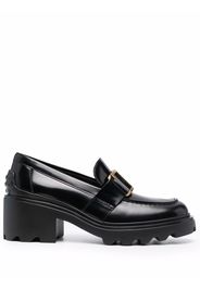 Tod's logo-plaque 60mm loafers - Nero