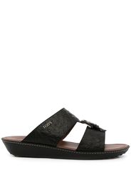 Tod's textured leather sandals - Nero