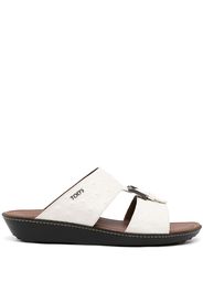 Tod's textured leather sandals - Bianco