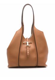 Tod's T-logo tote bag - Marrone