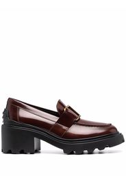 Tod's Mocassini Bibia con tacco largo - Marrone