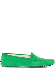 Tod's almond toe loafers - Verde