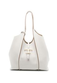 Tod's Borsa tote in pelle media - Bianco