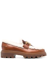 Tod's Mocassini Kate con morsetto - Marrone