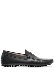 Tod's Mocassini con punta smussata in pelle - Nero