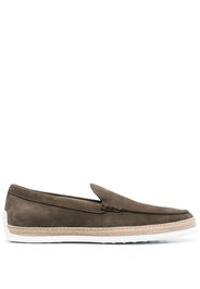 Tod's slip-on style loafers - Verde