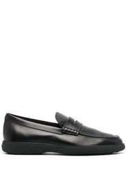 Tod's round-toe leather loafers - Nero