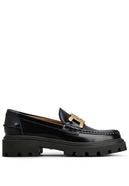 Tod's Gomma Pesante leather loafers - Nero