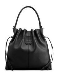 Tod's Borsa a secchiello con applicazione - Nero