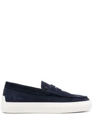 Tod's Gommino suede penny loafers - Blu