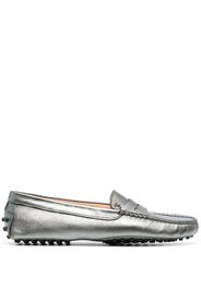 Tod's Mocassini Gommino in pelle - Argento