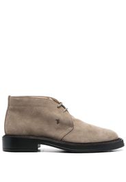 Tod's Desert suede lace-up boots - Toni neutri