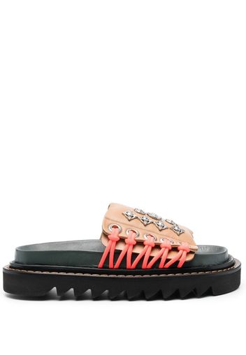 Toga Pulla studded platform sandals - Toni neutri