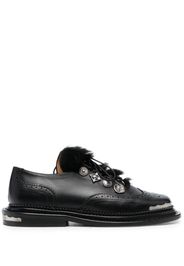 Toga Pulla 35mm leather oxford shoes - Nero