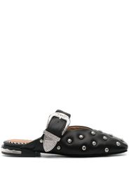Toga Pulla stud-embellished leather mules - Nero