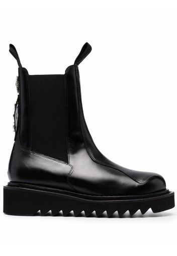 Toga Virilis chunky sole Chelsea boots - Nero