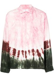 Toga Virilis tie-dye print long-sleeved shirt - Rosa