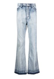 Toga Virilis acid-wash straight-leg jeans - Blu