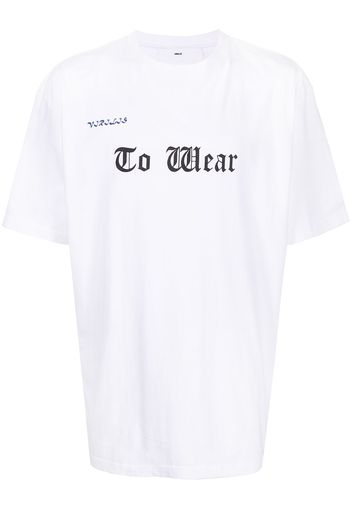 Toga T-shirt con stampa - Bianco