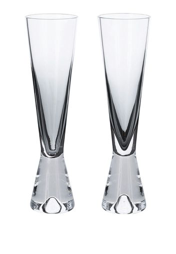 Tank Champagne Glasses X2 Black