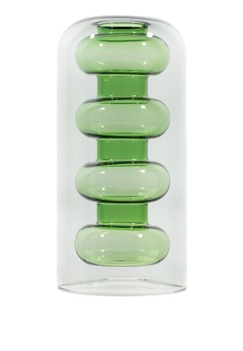 Tom Dixon Vaso Bump alto - Verde