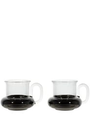 Tom Dixon Set di 2 tazze da tè Bump - Nero