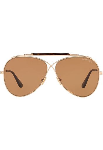 TOM FORD Eyewear aviator tinted sunglasses - Oro