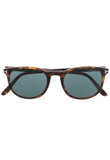 Tom Ford Eyewear Occhiali da sole Ansel tondi - Marrone