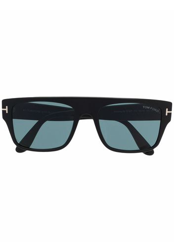 TOM FORD Eyewear Occhiali da sole Dunning rettangolari - Nero