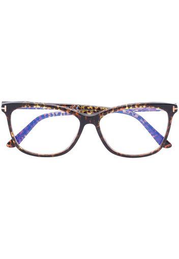 TOM FORD Eyewear Occhiali da sole Double Clip-On - Marrone