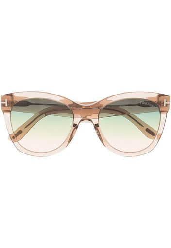 TOM FORD Eyewear wayfarer-frame sunglasses - Marrone