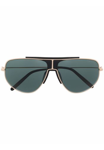 TOM FORD Eyewear Occhiali da sole modello aviator - Nero