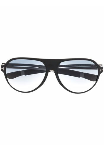 TOM FORD Eyewear Occhiali da sole modello aviator - Nero