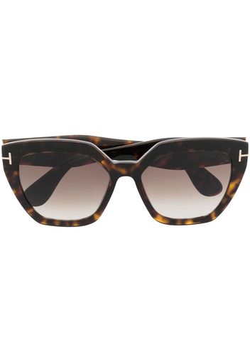 TOM FORD Eyewear Occhiali da sole cat-eye Phoebe - Marrone