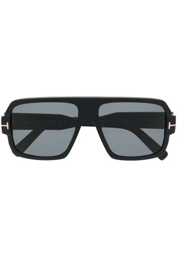 TOM FORD Eyewear Occhiali da sole con montatura stile pilota - Nero