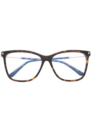 TOM FORD Eyewear square-frame eyeglasses - Marrone