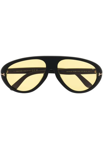 TOM FORD Eyewear Occhiali da sole cat-eye - Nero