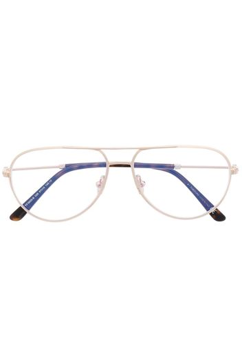 TOM FORD Eyewear Occhiali a doppio ponte - Oro