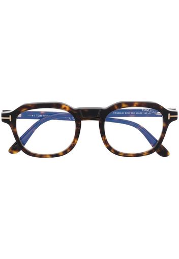 TOM FORD Eyewear FT5836B round-frame glasses - Marrone