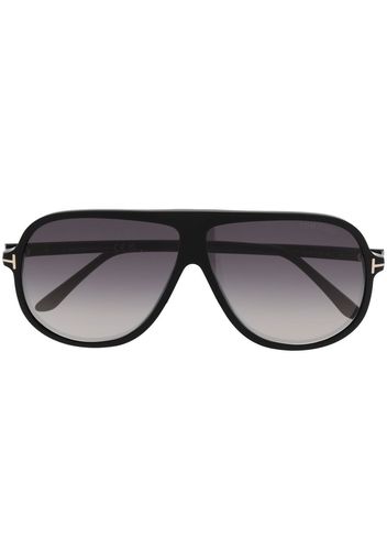 TOM FORD Eyewear Occhiali da sole con aste dritte - Nero