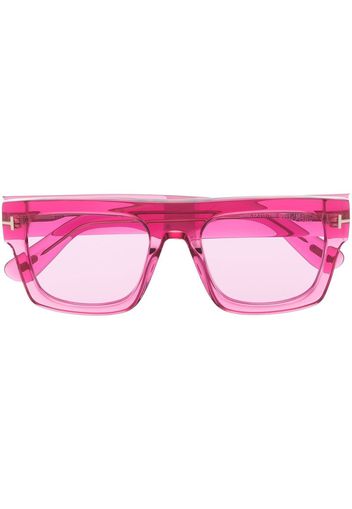 TOM FORD Eyewear transparent square-frame sunglasses - Rosa