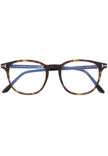 TOM FORD Eyewear Occhiali tondi - Marrone