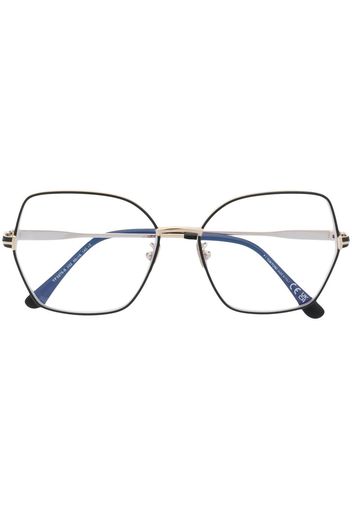 TOM FORD Eyewear Occhiali a farfalla - Oro