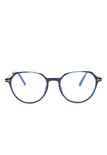 TOM FORD Eyewear round-frame glasses - Blu