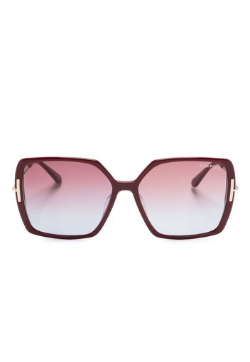 TOM FORD Eyewear Occhiali da sole squadrati - Rosso