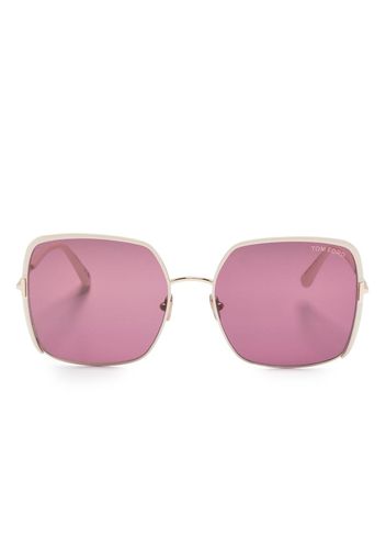 TOM FORD Eyewear square-frame tinted sunglasses - Toni neutri