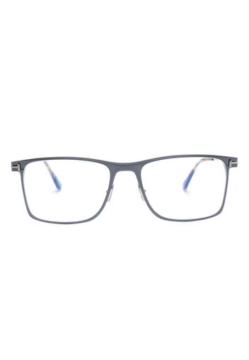 TOM FORD Eyewear metal square-frame glasses - Grigio