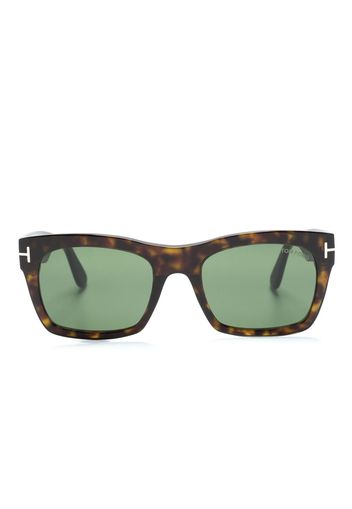 TOM FORD Eyewear tortoiseshell square-frame sunglasses - Marrone