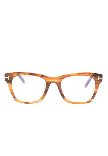 TOM FORD Eyewear square-frame glasses - Marrone