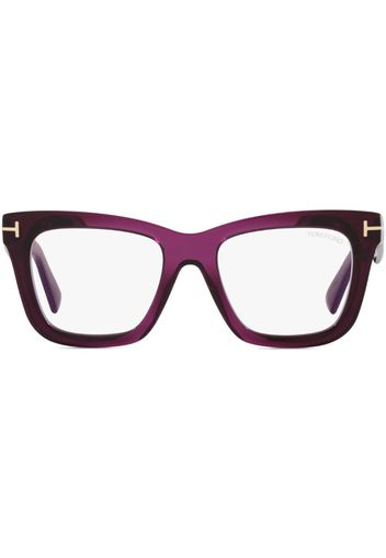 TOM FORD Eyewear Blue Block square-frame glasses - Viola